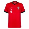 Portugal Ruben Dias 4 Hjemmedrakt EM 2024 Kortermet